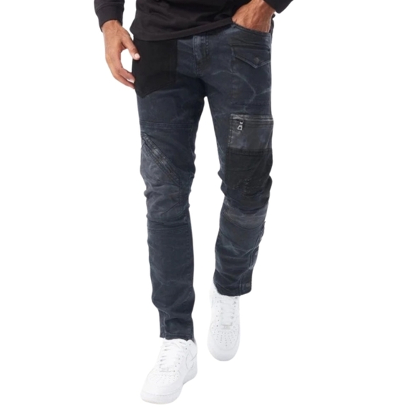 NWT Jordan Craig Men's 30/32 Legacy Edition Cargos Ross-Patchwork Denim - Picture 1 of 13
